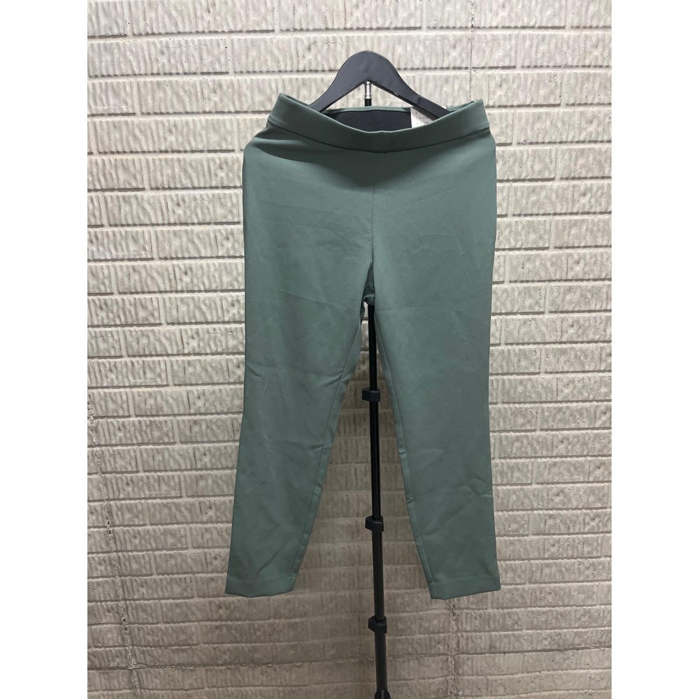 A New Day Womens Skinny High Rise Ankle Pants Olive Green Stretch‎ Size 6R NWT